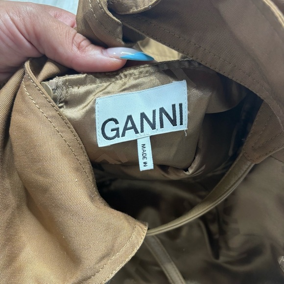 Ganni Patent Mini Dress Size 6 (Euro 36) - Picture 5 of 8